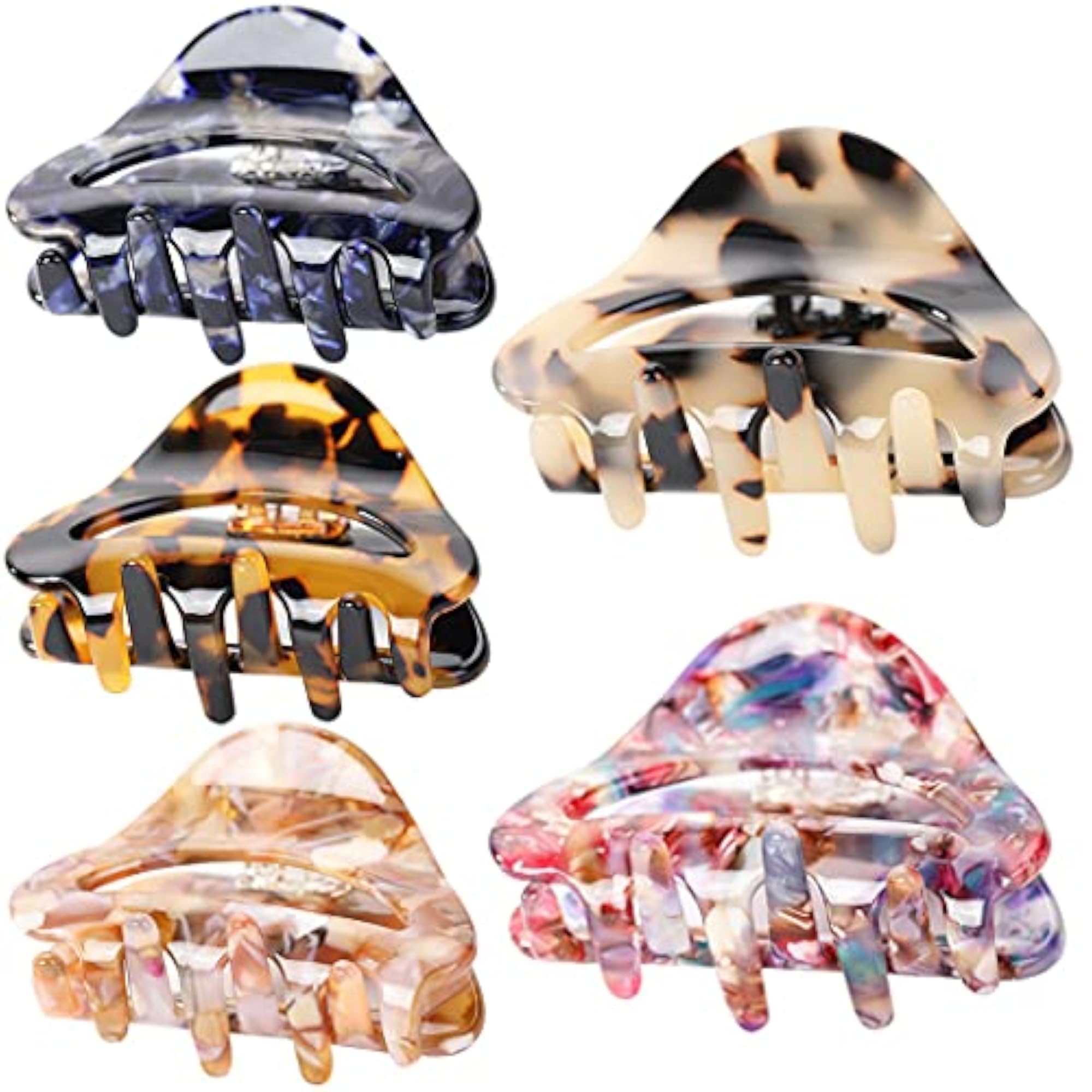 Geometrical Hollow Hair Claw Clip Set